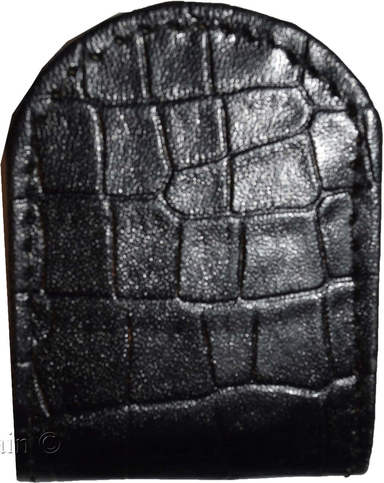 Lot of 3 New Black Crocodile printed leather Unbranded money clip Clip Money BN - Image 7