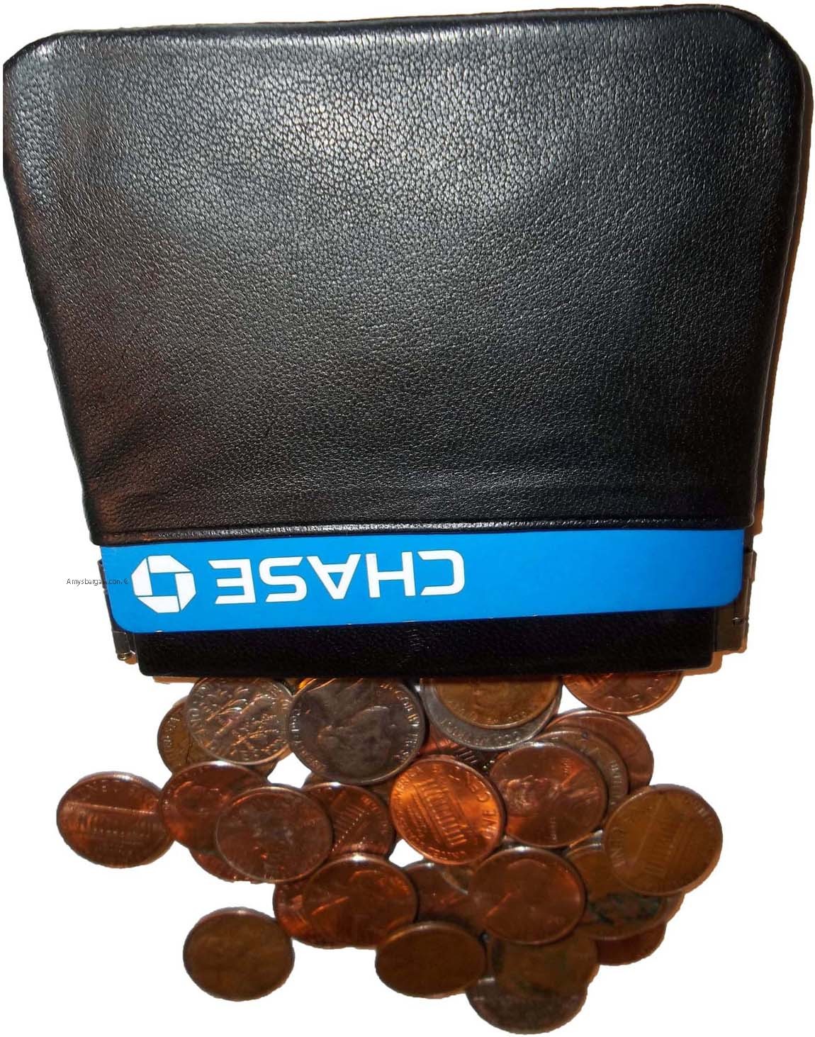 Lot of 3 New Leather Squeeze change purse metal framed squeeze Coin Change Case - Image 3