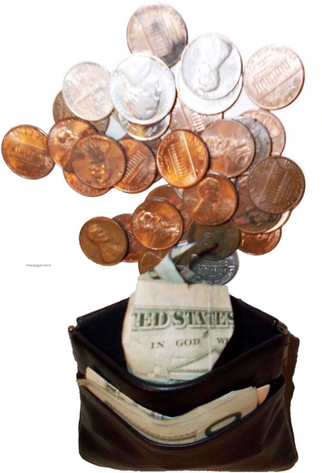 Lot of 3 New Leather Squeeze change purse metal framed squeeze Coin Change Case - Image 10