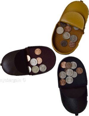 Lot of 3 New Leather change purse, Coin case, Coin holder, Assorted change case - Image 4