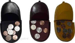 Lot of 3 New Leather change purse, Coin case, Coin holder, Assorted change case - Image 8