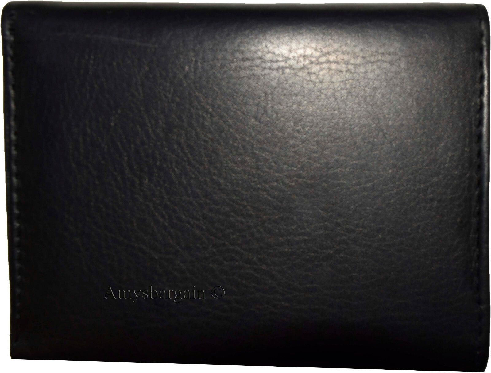 Lot of 3 New leather man's trifold wallet ID case 2 bill slots 6 credit cards - Image 12