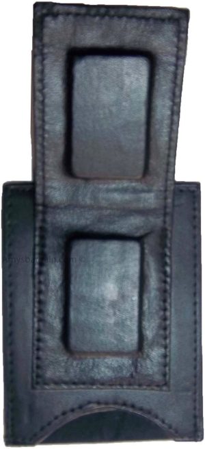 Lot of 3 Unbranded leather money clips, Money clip credit card ID card space new - Image 11