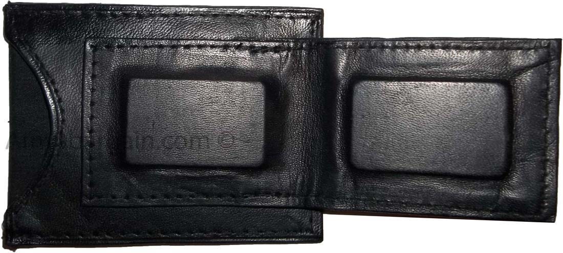 Lot of 4 New Lambskin Leather money Clip, Magnetic money clip. leather case BNWT - Image 6