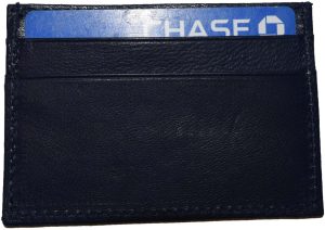 Lot of 4 New Leather business card case 7 Credit card ID card Blue card case new - Image 11