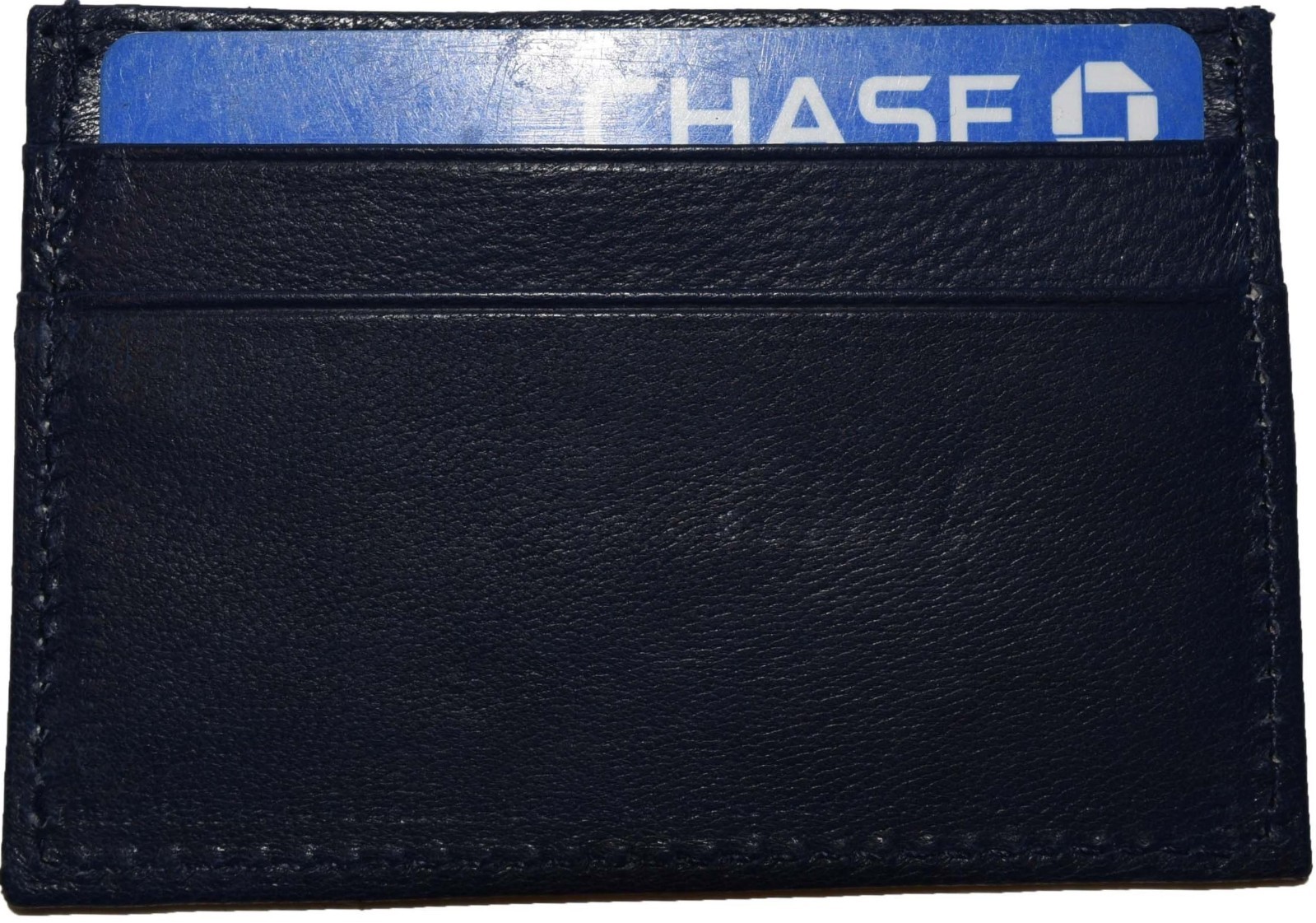 Lot of 4 New Leather business card case 7 Credit card ID card Blue card case new - Image 12