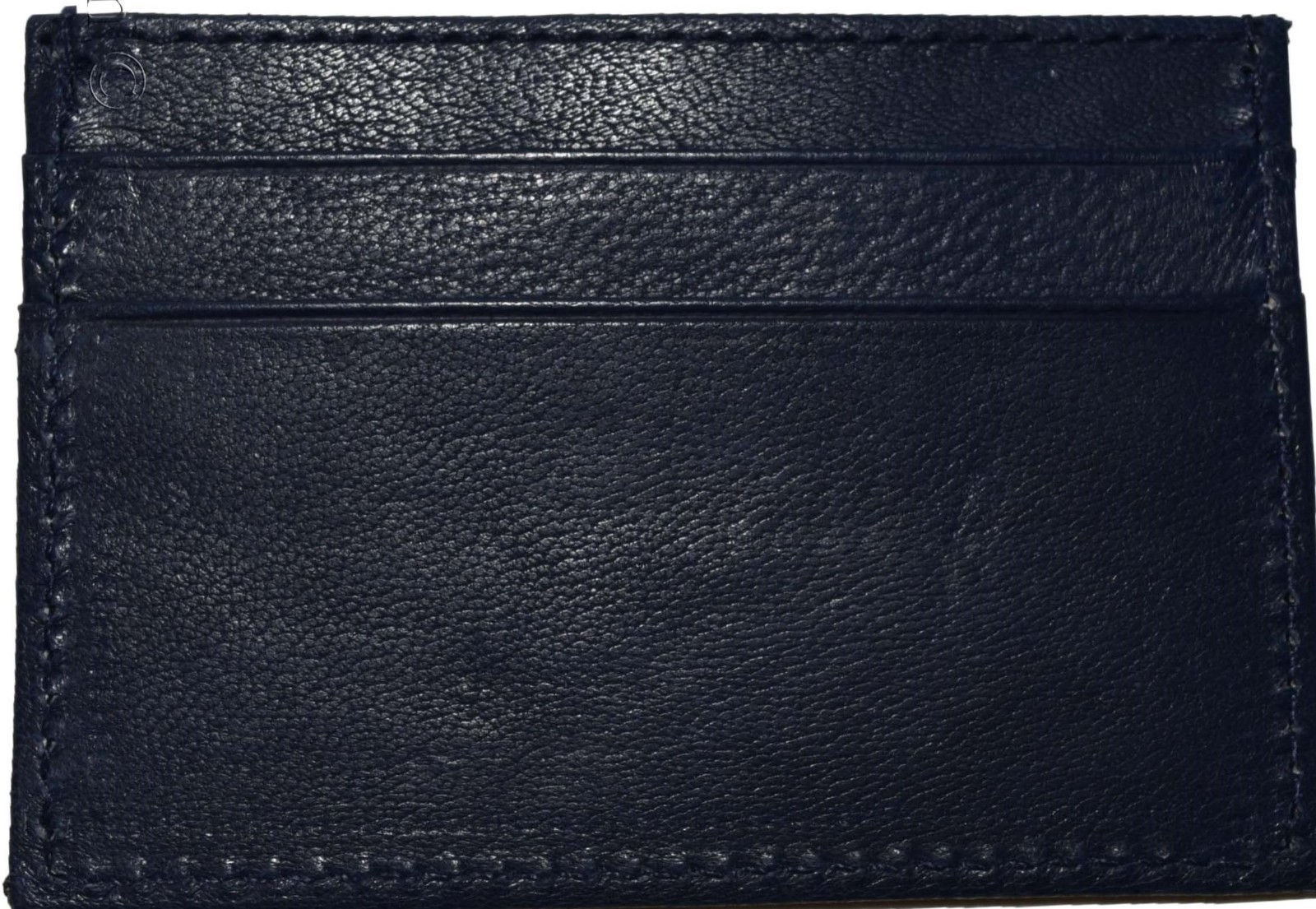 Lot of 4 New Leather business card case 7 Credit card ID card Blue card case new - Image 3