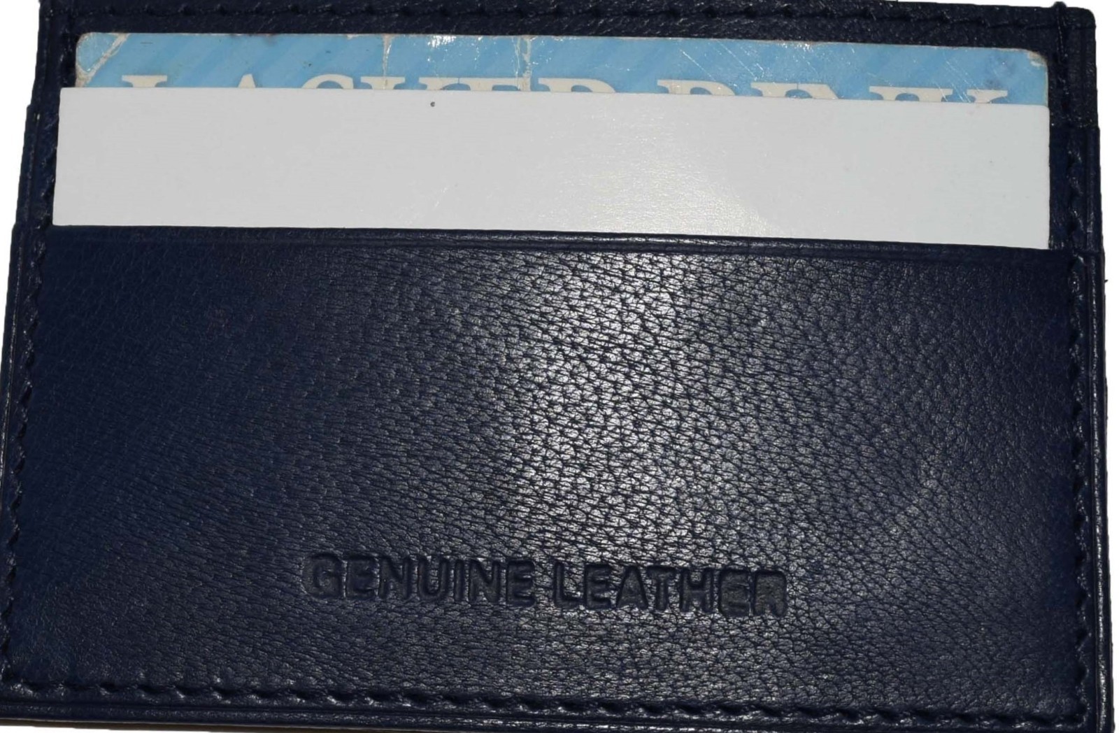 Lot of 4 New Leather business card case 7 Credit card ID card Blue card case new - Image 9