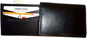 Lot of 4 New Style Trifold Leather Man’s Black wallet 7 Credit cards ID case NWT - Image 9