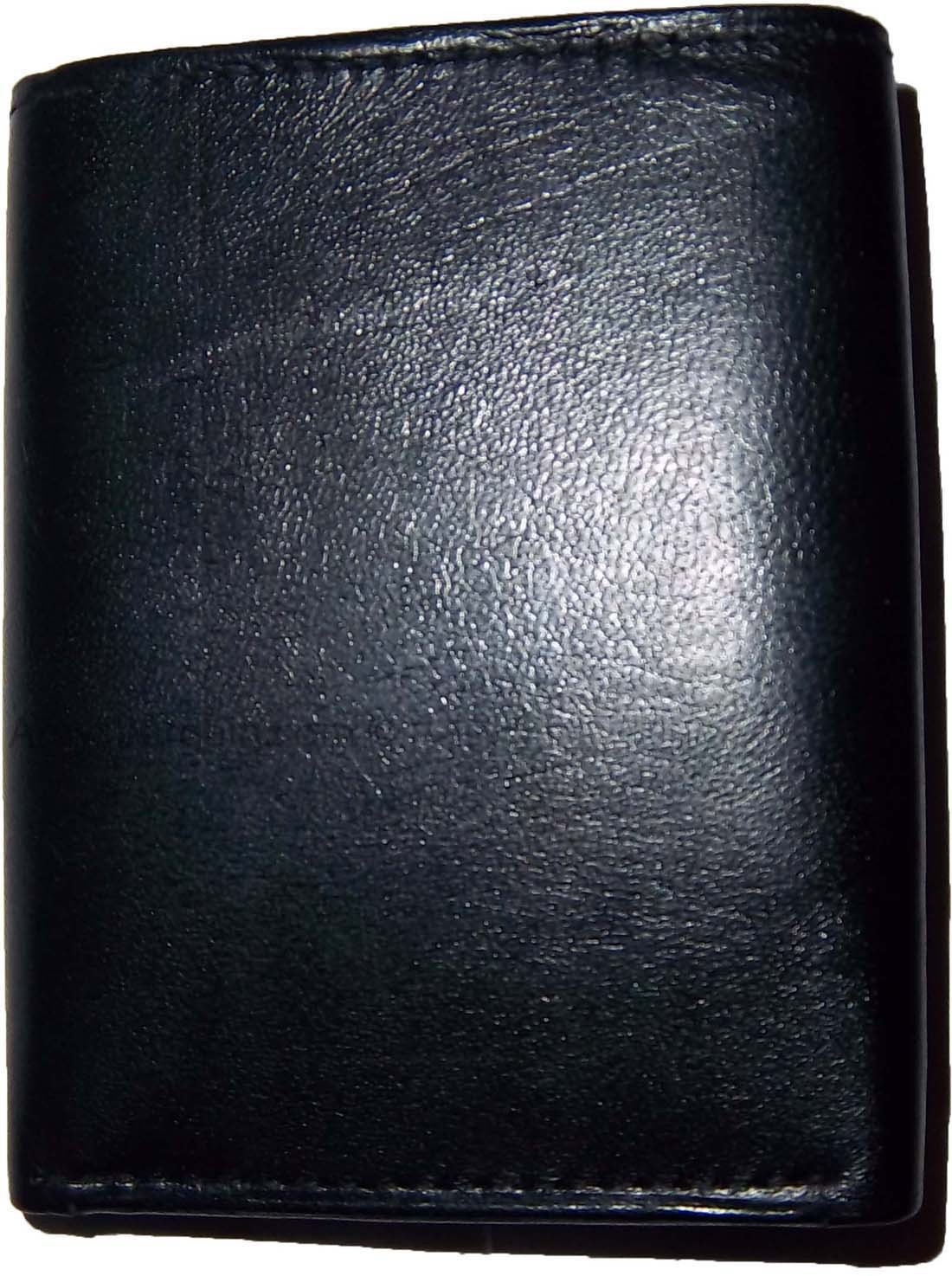 Lot of 4 New Trifold Leather Men’s wallet Unbranded 1 ID 9 card 2 bill spaces - Image 12