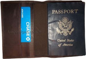 Lot of 4 New USA Leather passport Cover, Case wallet credit card case ID holder - Image 11