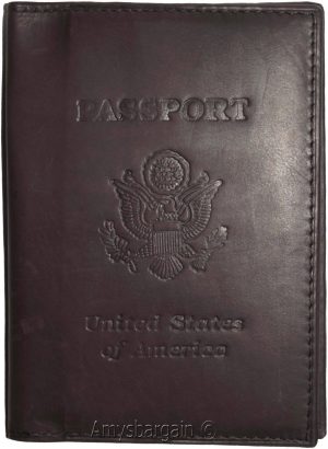 Lot of 4 New USA Leather passport Cover, Case wallet credit card case ID holder - Image 4