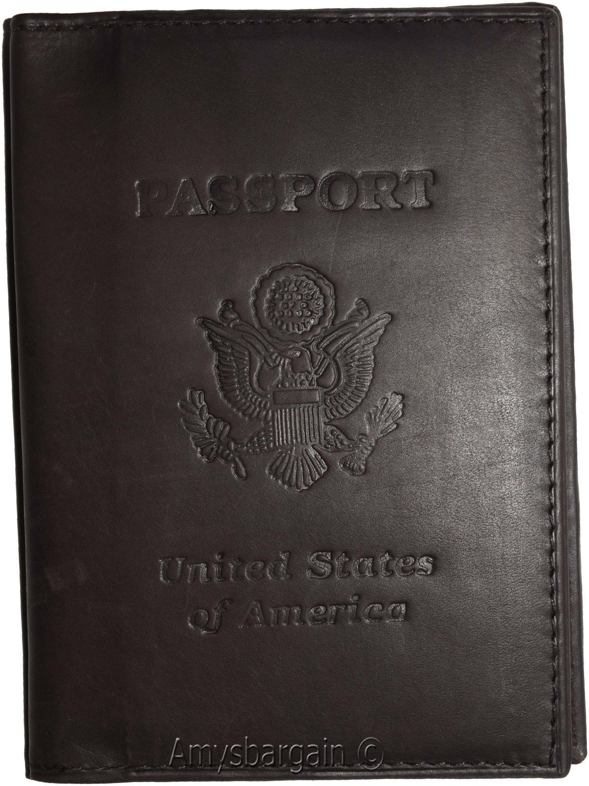 Lot of 4 New USA Leather passport Cover, Case wallet credit card case ID holder - Image 5