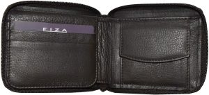 Lot of 4 Zip around FIZA NY leather men's wallet Brown Bi-fold wallet in box - Image 12
