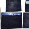 Lot of 5 New Leather business card case 7 Credit card ID card Blue card case new