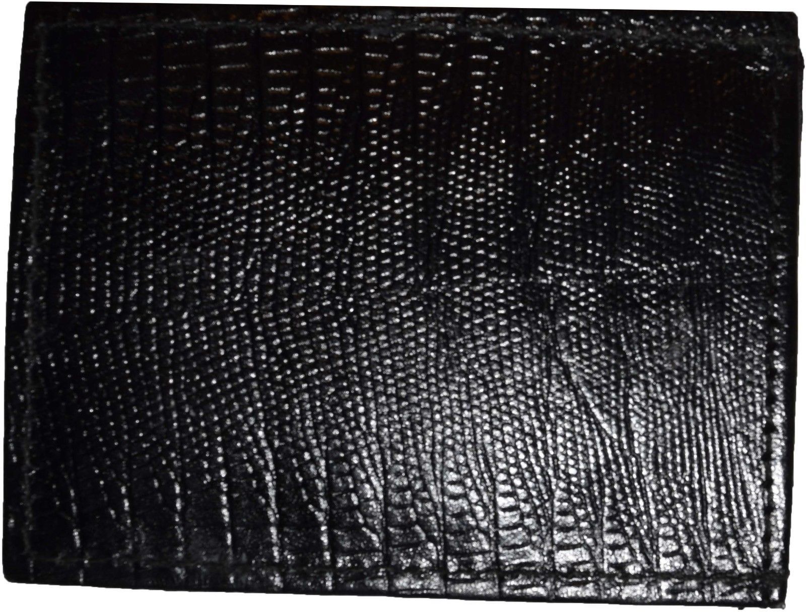 Lot of 6 Black Lizard skin printed leather money clip, unbranded money Clip New - Image 9