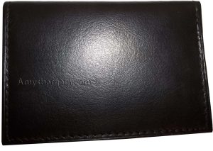 Lot of 6 Business card case slim leather credit business card case 2 ID 3 Cards - Image 5