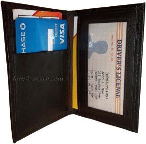 Lot of 6 Business card case slim leather credit business card case 2 ID 3 Cards - Image 8