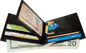 Lot of 6 Man's Wallet leather Black Bi fold wallet 12 credit cards 2 bill slots - Image 10
