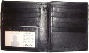 Lot of 6 Men's wallet, Genuine Leather Hipster bifold brown billfold wallet bnwt - Image 13