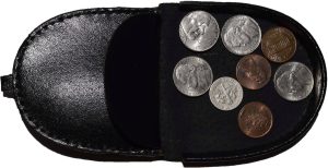 Lot of 6 New Black Leather change purse, Coin case, Coin holder, change purse BN - Image 5