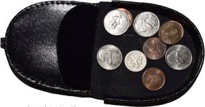 Lot of 6 New Black Leather change purse, Coin case, Coin holder, change purse BN - Image 6