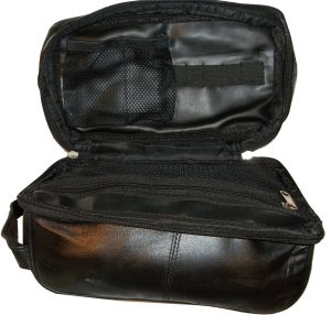 Man’s Grooming Bag Cosmetic bag, man’s bag carry on bag leather bag new bag - Image 3