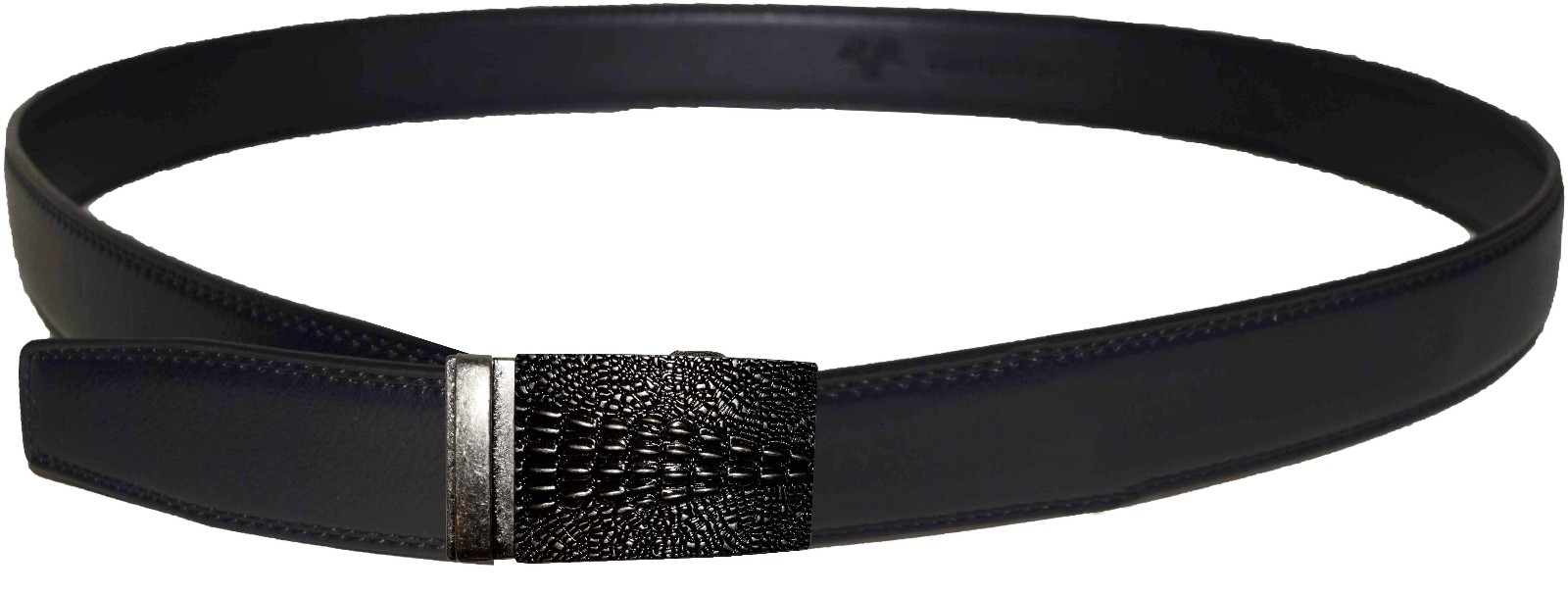 Man's belt Crocodile skin printed Medium size genuine leather belt dress belt - Image 12