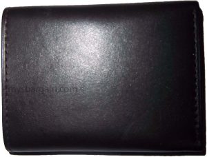Man’s wallet Trifold Leather 9 card spaces 2 ID windows 2 bill slots New wallet - Image 5