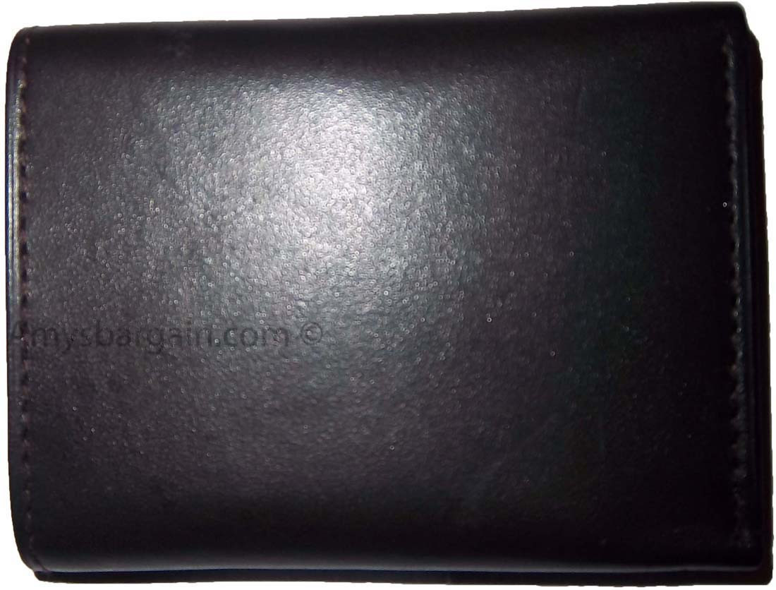 Man’s wallet Trifold Leather 9 card spaces 2 ID windows 2 bill slots New wallet - Image 5
