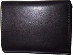 Man’s wallet Trifold Leather 9 card spaces 2 ID windows 2 bill slots New wallet - Image 10