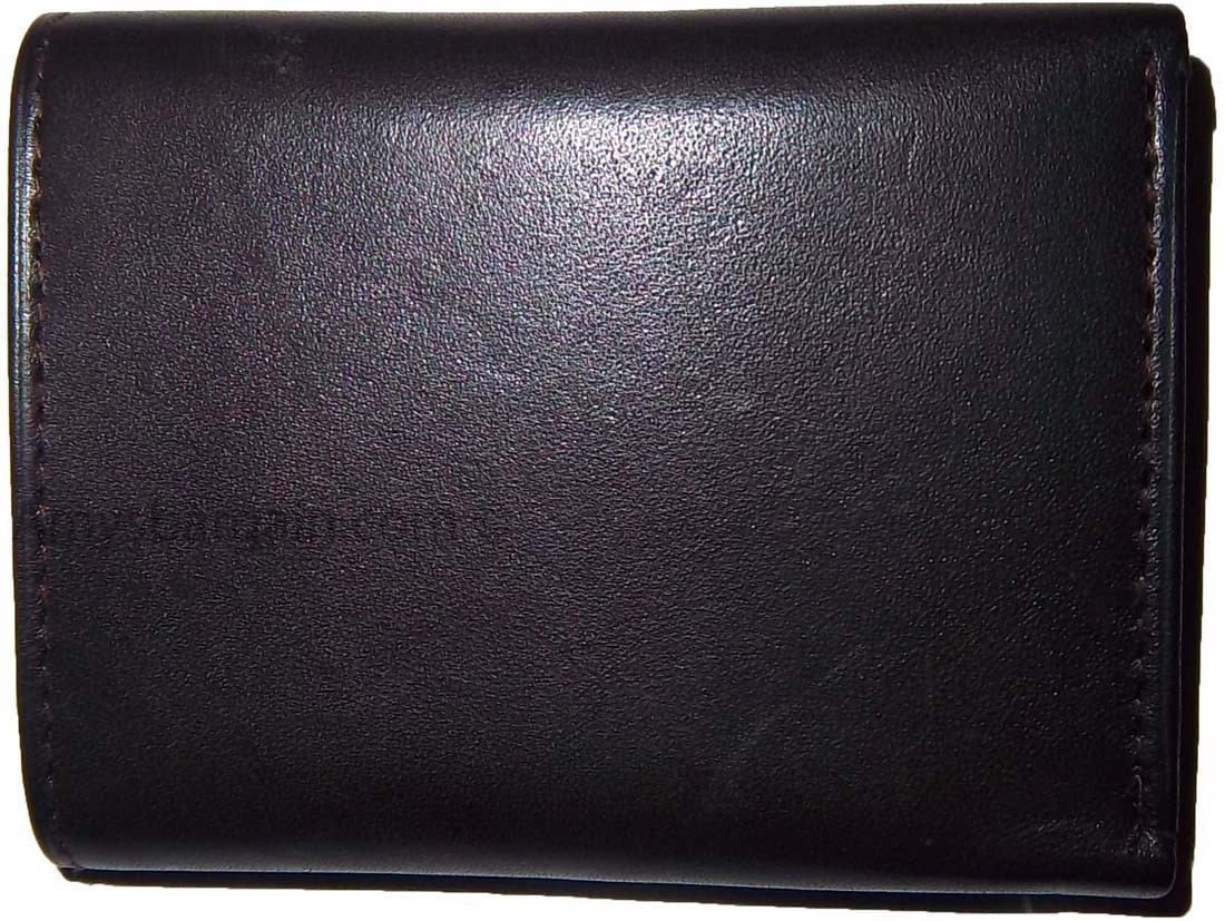 Man’s wallet Trifold Leather 9 card spaces 2 ID windows 2 bill slots New wallet - Image 10