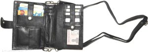 Men's Genuine Leather Fashion Business Wrist Clutch Bag Organizer Black Bag BNWT - Image 7