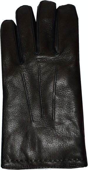 Men’s Gloves, Genuine Deer skin Leather, Winter Gloves, Wool lined Warm gloves - Image 4