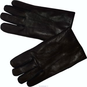 Men’s Gloves, Genuine Deer skin Leather, Winter Gloves, Wool lined Warm gloves - Image 6