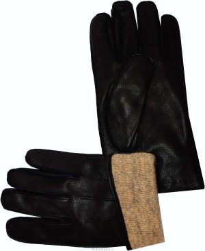 Men’s Gloves, Genuine Deer skin Leather, Winter Gloves, Wool lined Warm gloves - Image 7