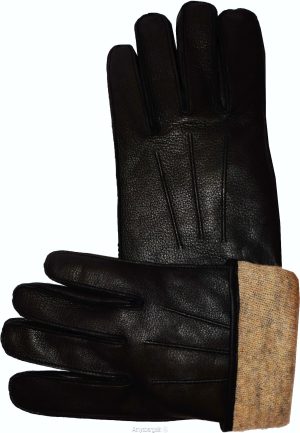 Men’s Gloves, Genuine Deer skin Leather, Winter Gloves, Wool lined Warm gloves - Image 10