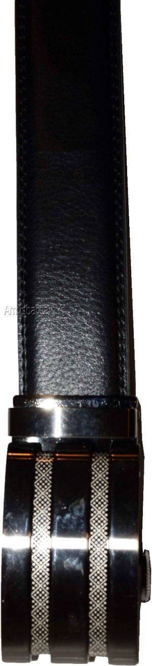 Men's Leather Quick-Click belt (L) leather Dress belt, Casual belt, Brand New - Image 12