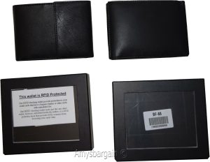 Men's Leather wallet RFID Bifold genuine leather 2 billfold 2 ID. New in Box - Image 7