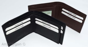 Men's RFID genuine leather bifold wallet protect IDs credit cards+ br new in box - Image 6