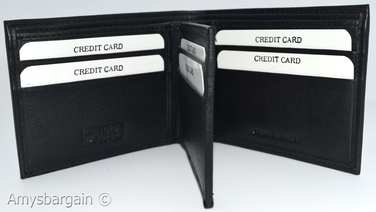 Men's RFID wallet bifold genuine leather protect IDs credit cards new in box. - Image 10