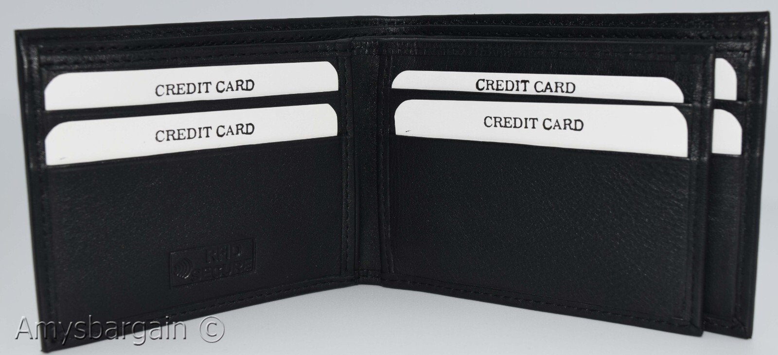 Men's RFID wallet bifold genuine leather protect IDs credit cards new in box. - Image 11