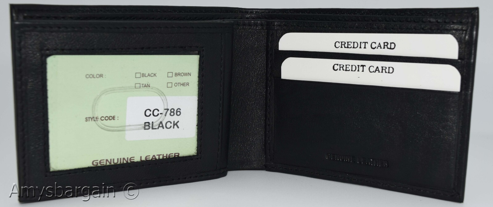 Men's RFID wallet bifold genuine leather protect IDs credit cards new in box. - Image 8