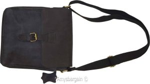 Men's bag Leather men's Shoulder bag Gentlemen's leather bag Nubuck Leather bag - Image 5