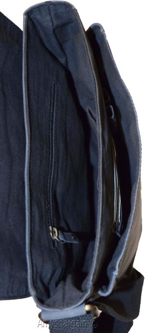 Men's bag Leather men's Shoulder bag Gentlemen's leather bag Nubuck Leather bag - Image 7