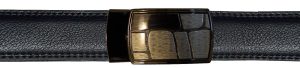 Men's belt. Genuine Leather Dress/Casual Belt Quick lock Micro adjust up to 43” - Image 5