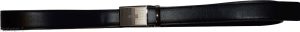 Men's belt leather dress Belt w/ auto Lock sliding buckle XL black belt BN - Image 5