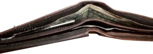 Men's bi-fold Leather Wallet 7 credit debit card ID Change purse 2 bill spaces - Image 7