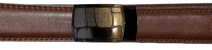 Men's crocodile skin printed leather wallet trifold wallet id 9 card 2 bill slot - Image 12