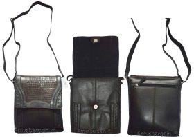 Men's hand bag, Black & Brown Shoulder Bag Handbag Men's Fashion leather bag BN